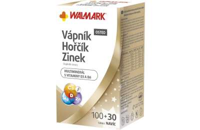 WALMARK Váp-Hoř-Zinek Osteo, 100+30 tbl